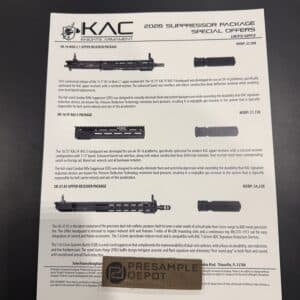 Knight's Armament SR-25 K5 Upper Receiver Package (Shot Show 2026)