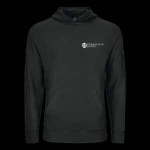 PSD Waffle Knit Hoodie (Black)